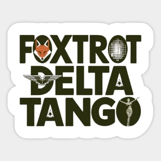 Foxtrot-Delta-Tango Sticker